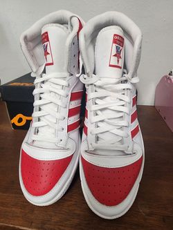 Adidas top ten red hotsell and white