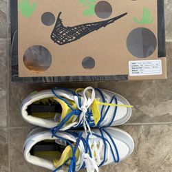 Off White × Nike Dunk Low "Dear Summer" Lot 10 (Men's 9.5) - Used