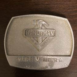 Handyman Club Of America “Life Member” 1996 Belt Buckel 