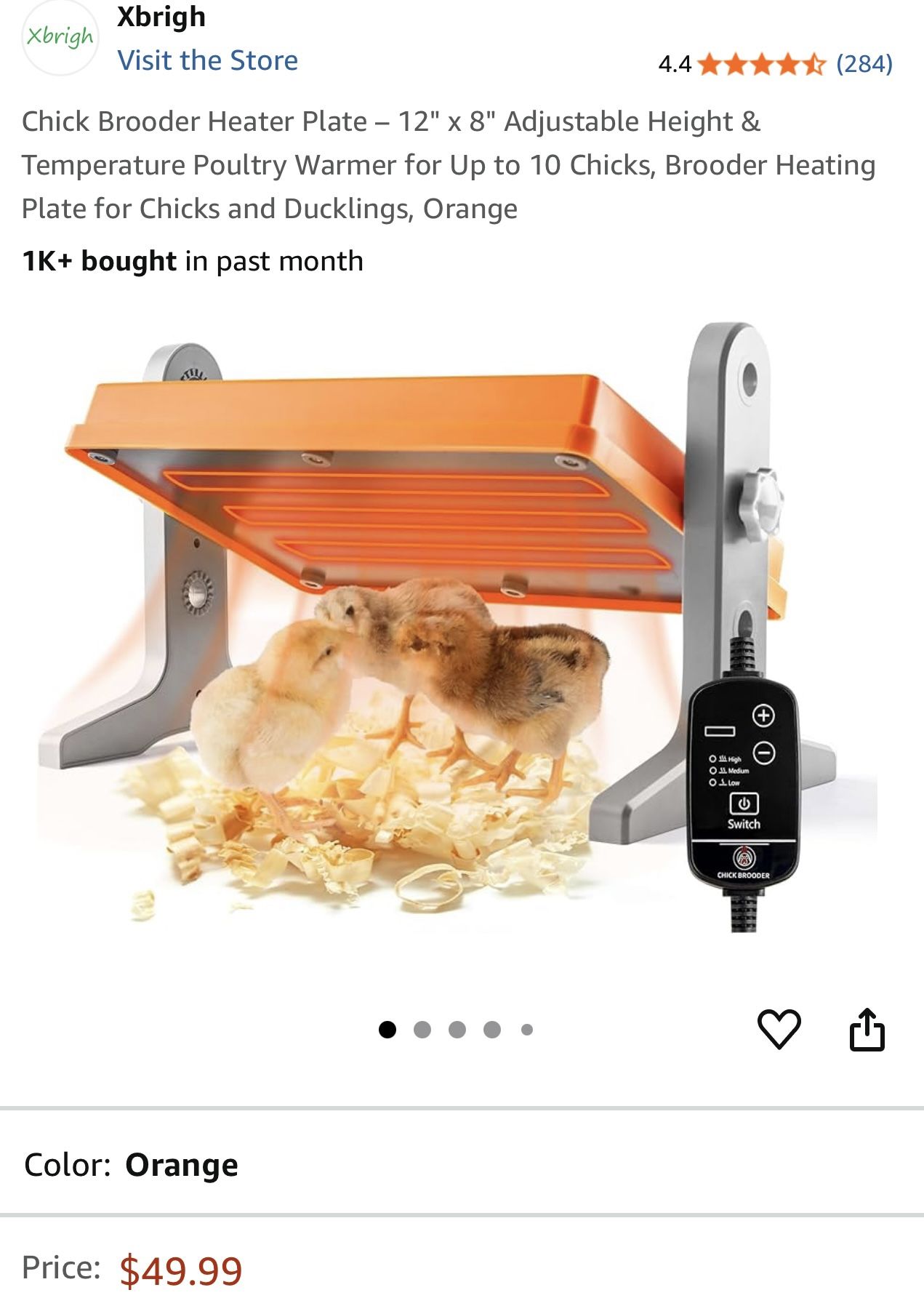 Chick Brooder Heating Plate