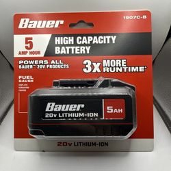 Bauer 20V 5Ah Lithium-Ion  Battery