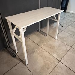 Foldable Durable White Table Compact Storage