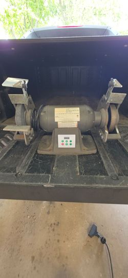 Variable speed bench grinder
