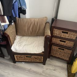 Night Stand And Chair