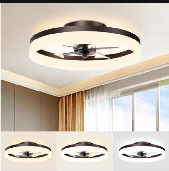VOLISUN Fandelier Ceiling fan with light.
New, never used