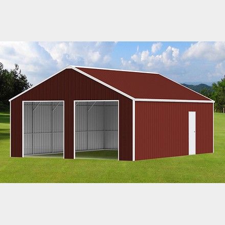 KJ K4525 Steel Garage Building. 45x25. New!
