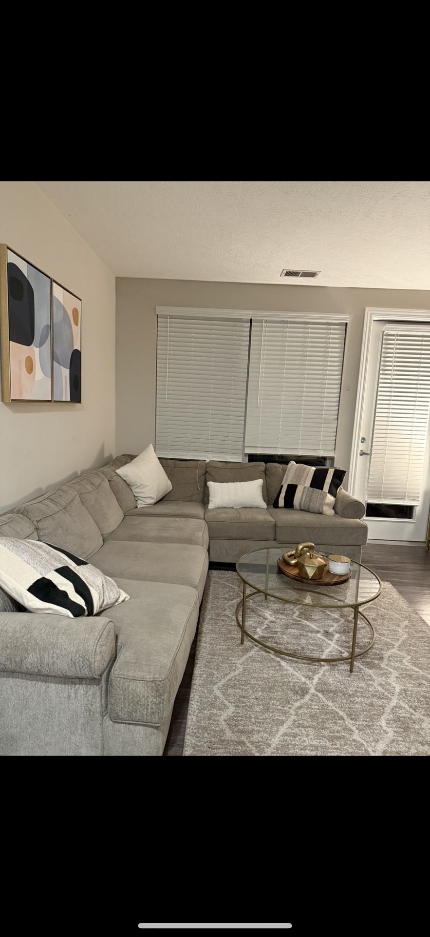 Sectional - Beige