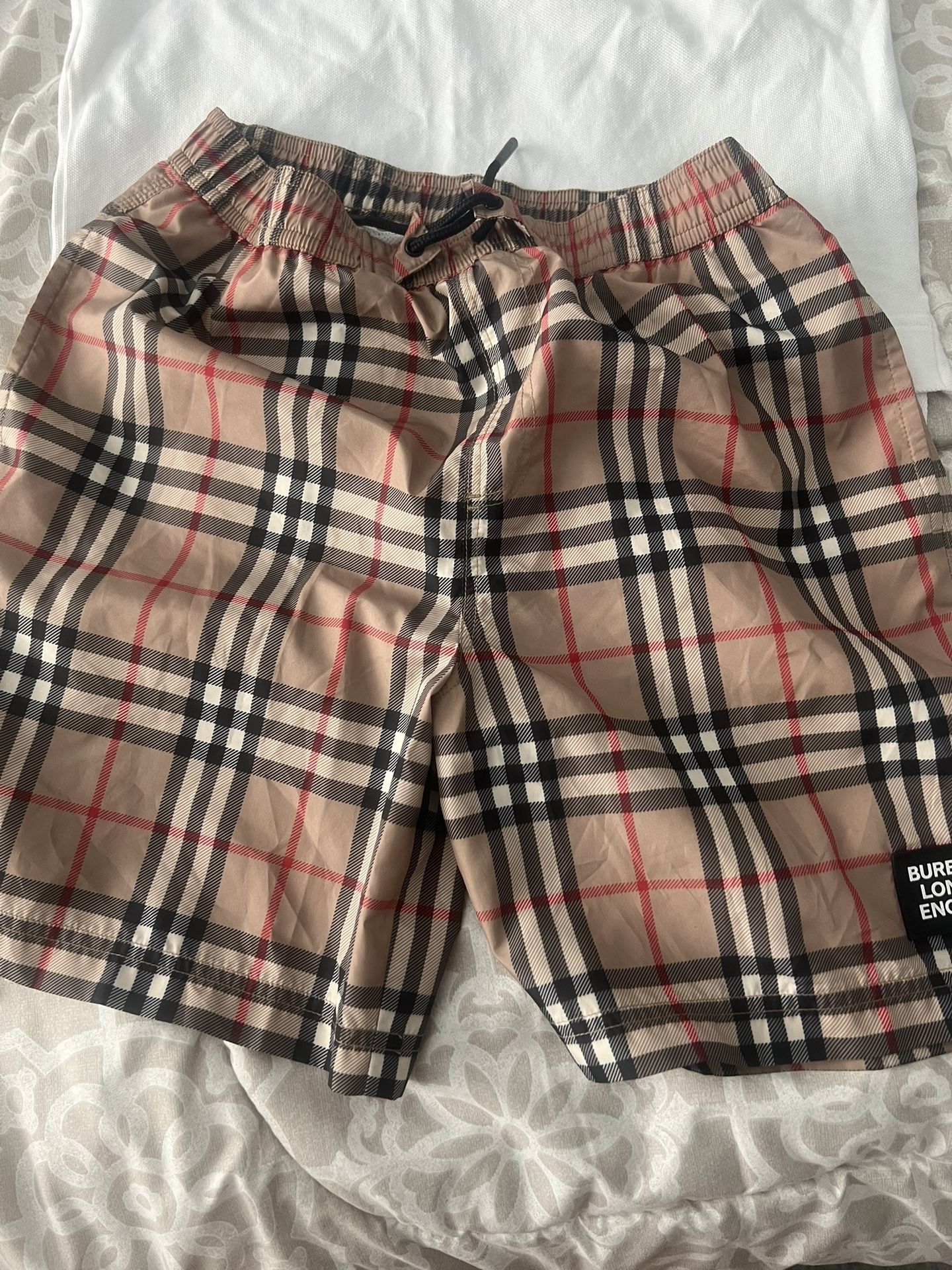 Authentic Boys Burberry Shorts And Top