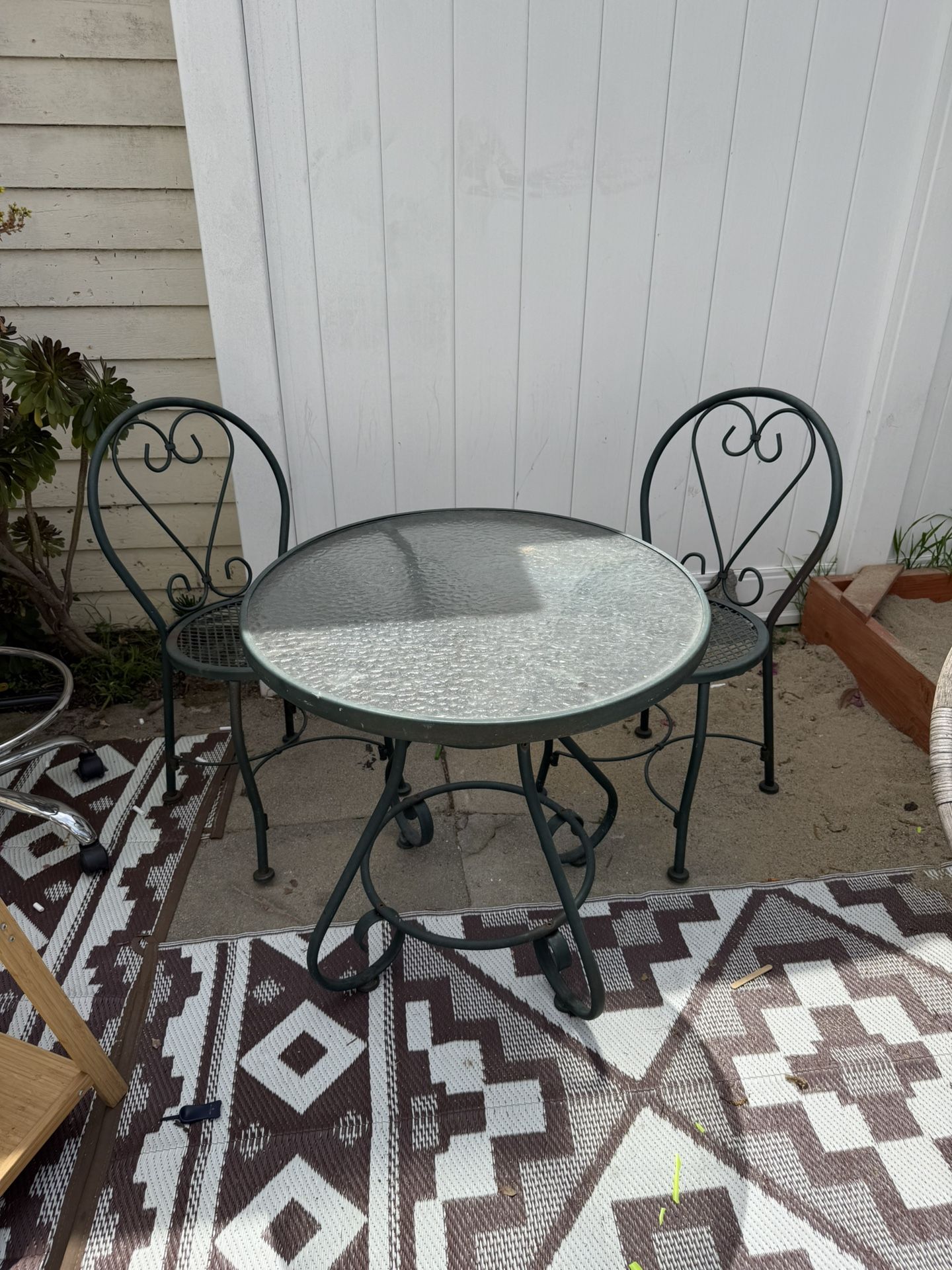 Two seater table - Green