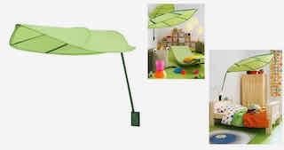 Kids Green Leaf Bed Canopy