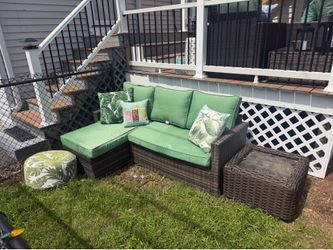 Outdoor couch set — $80
