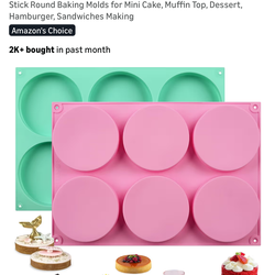 Silicone muffin top pans