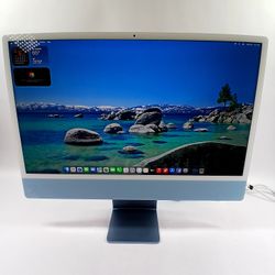 2021 Apple iMac 24" M1 7 Core 3.2GHz 8GB RAM 256GB SSD Silver MJV93LL/A