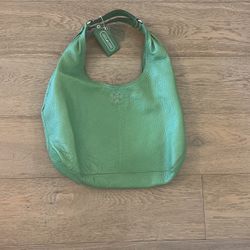 Like New-green Coach Handbag
