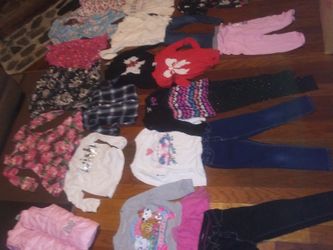 Girls size 5t jeans are $5 everything else $1 each.other sizes available girla. Boys. Men and women all same price