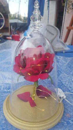 Beauty and The Beast Rose Dome