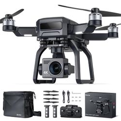F7GB2 Drones with Camera for Adults 4K with FAA Completed, 9800FT Transmission Range, 3-Axis Gimbal, 2 Batteries 50 Min Flight Time, GPS Auto Re