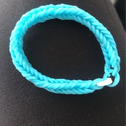 Blue Bracelet, Homemade By Hand