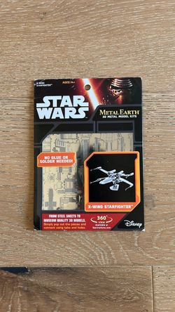 Metal Earth X-wing model