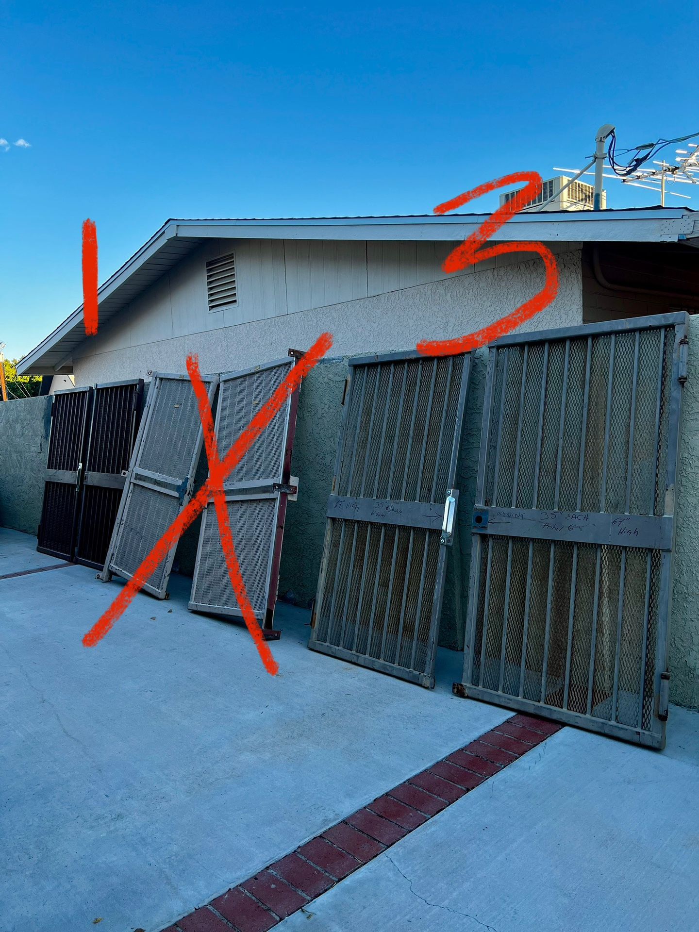 Gates for Sale - Sizes in Description $150 Each Set