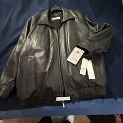 New Leather Jacket 3XL