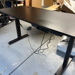 Black Standing Desk 55’ wide