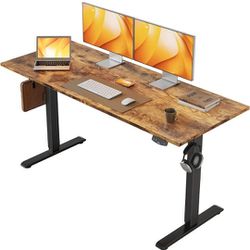 Electric Standing Desk, 55 x 24 Inches Height Adjustable Desk