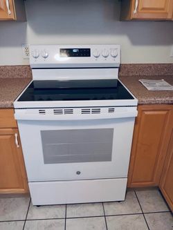 Fridge, stove, dishwasher, and microwave