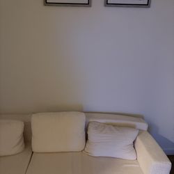 BULAMEIKEEEY 87" Modular Sectional Sofa White