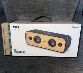 House-of-Marley-Get-Together-2-Waterproof-Wireless-Bluetooth-Portable-Speaker-Black-EM- JA030-SB