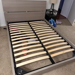 Queen Size Frame + mattress and mattress cover