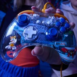 PDP REALMz Nintendo Switch Pro Controller, Customizable LED Lighting, 3.5mm Head