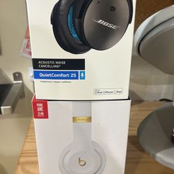 Bose Wired Noise Cancelling And Beats Wireless 