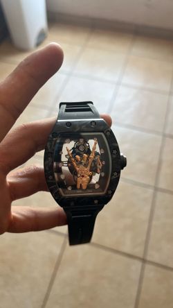 Skeleton hand watch