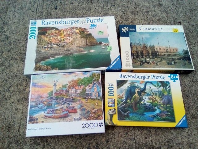 Lot Of 4 Jigsaw Puzzles 10.00