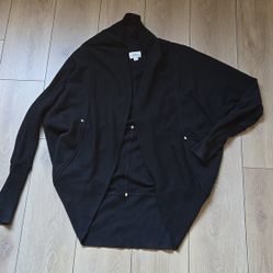 Aritzia Wilfred Diderot Caccon Sweater Black Studded Detail Size