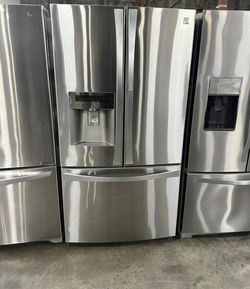 LG 3-Door French Door Refrigerator with Ice Maker