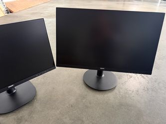 Two Philips Monitors - sell 10AM