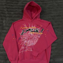 Pink Sp5der Hoodie 