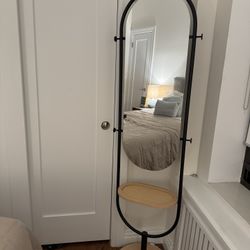 Standing Mirror With Storage
