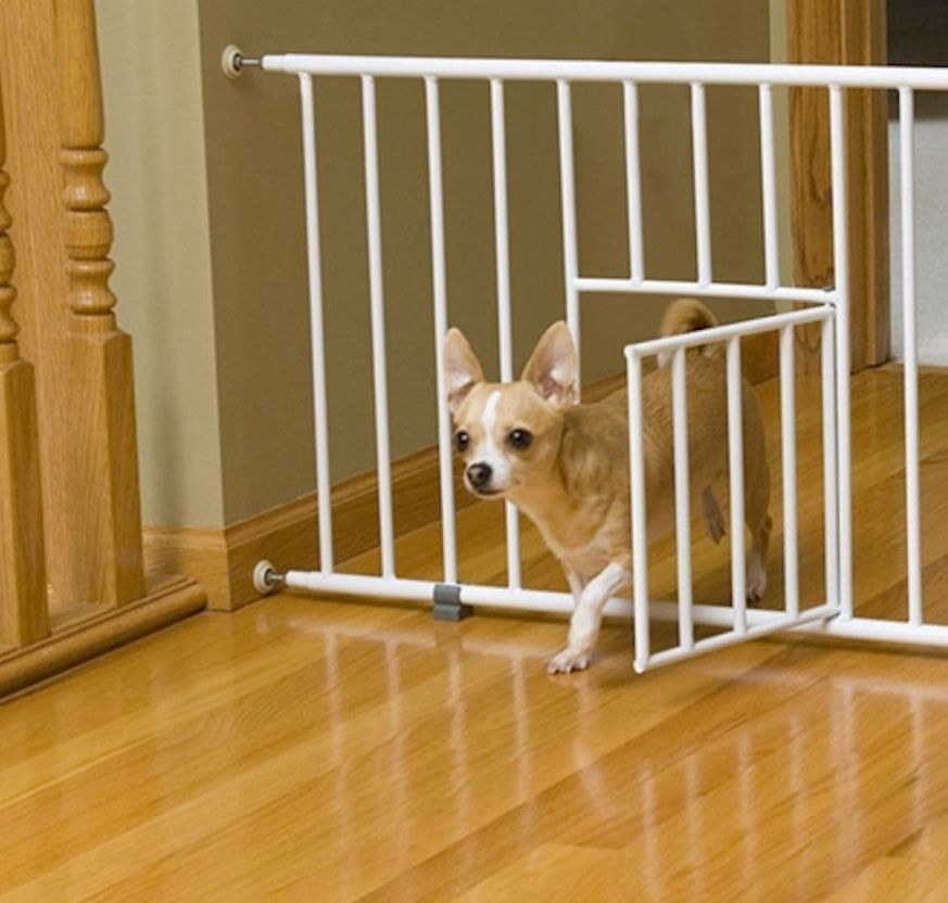 Pet Gate with Small Pet Door