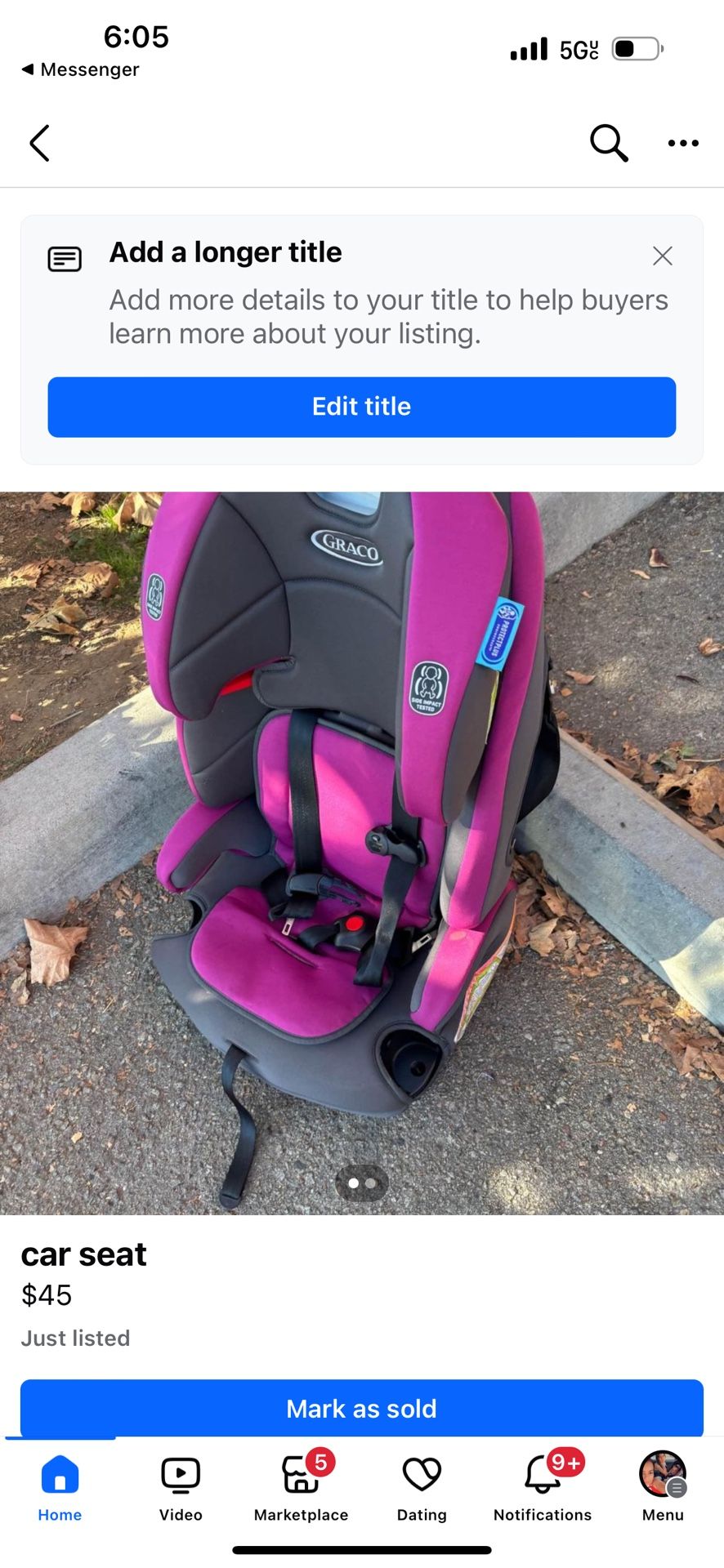 Girl Car Seat