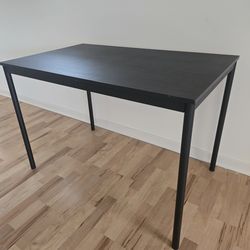 IKEA Black Table – Desk or Dining – Minimal Design