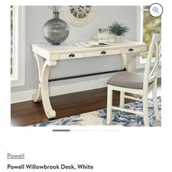 Powell Willowbrook Desk White