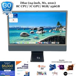 iMac "M1" 8 CPU/7 GPU/2 Ports 24", 8GB, 256GB "H91682"