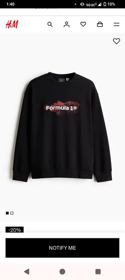 HM FORMULA 1 LARGE SWEATER