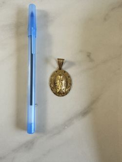 14k Solid Gold Pendant 