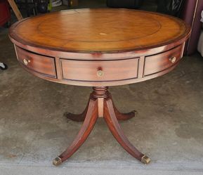 Ethan Allen Drum Table