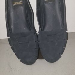 Black Suede Loafers 