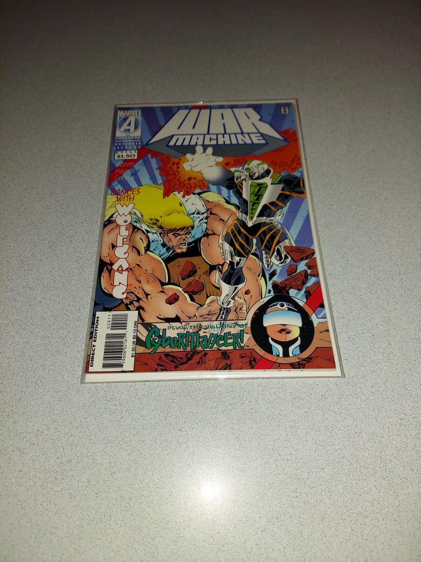 1995 WAR MACHINE #20 COMIC BAGGED AND BOARDED